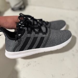 Adidas Women’s  Black and White Sneakers